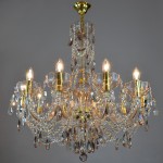 Lustre brillant sur fond clair