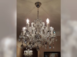 Vue générale de la lampe de plafond