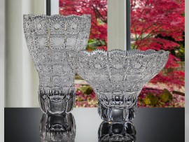 Luxurious hand cut glassware and tableware