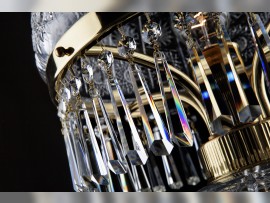 Sabots de lampe en cristal taillé 32% PbO - le vrai luxe