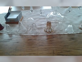 Cloches de lustre en cristal