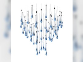 LUSTRE - AQUA 7 (L x H) 99,9 x 107,4 cm / 39,33" x 42,28"