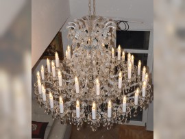 Silver Maria Theresa chandelier