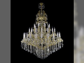 48 bulb Maria theresa chandelier chandelier with extended strass chains